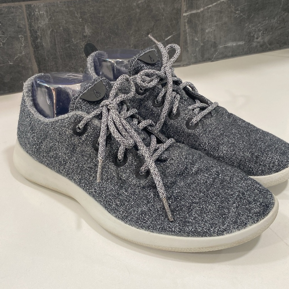 Allbirds Men's Wool Runners in Natural Grey Size 12